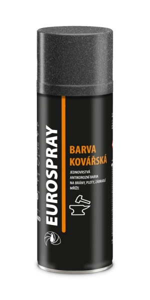 EUROSPRAY AC742 KOVÁŘSKÁ BARVA 3v1, kováčsky sprej 