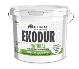 EKODUR NATURAL bila jemne zrnitá interiérová farba 
