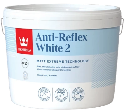 Tikkurila ANTI-REFLEX WHITE farba na stropy