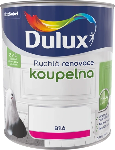 Dulux Rýchla renovácia kúpeľňa