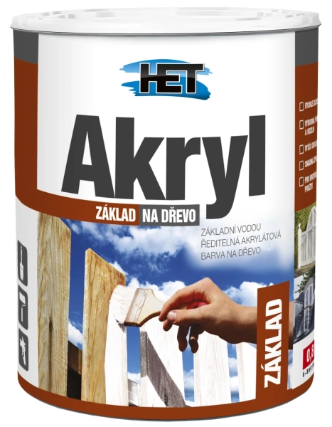 HET Akryl základ na drevo