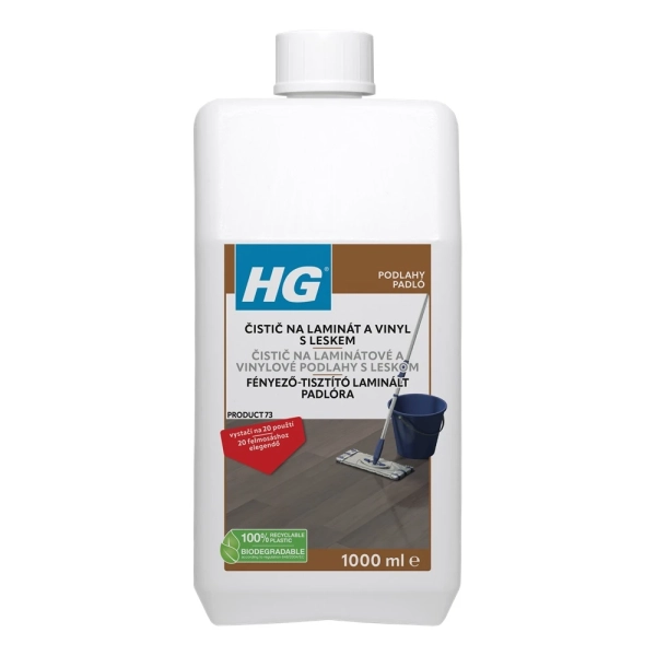 HG464 čistič na laminátové a vinylové podlahy s leskom