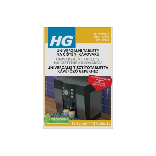 HG637 univerzálne čistiace tablety na kávovary