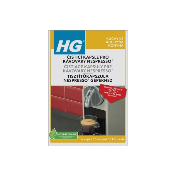 HG678 čistiace kapsuly pre kávovary Nespresso