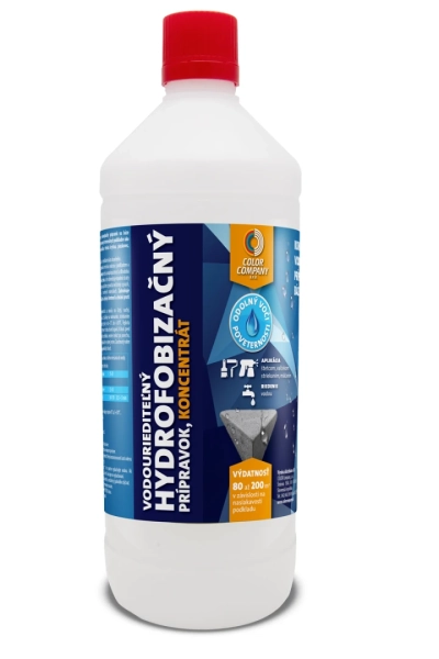 Hydrofobizačný prípravok, koncentrát