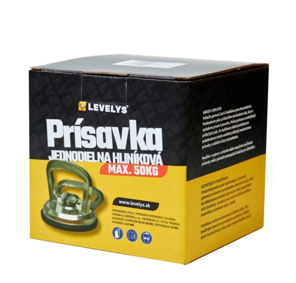 LEVELYS Prísavka jednodielna hliníková max. 50kg