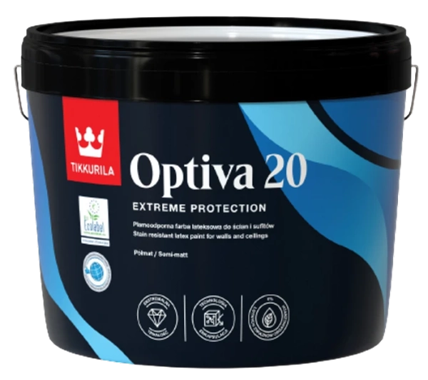 Tikkurila Optiva 20 Semi Matt umývateľná farba