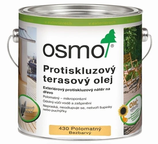 OSMO Protišmykový terasový olej