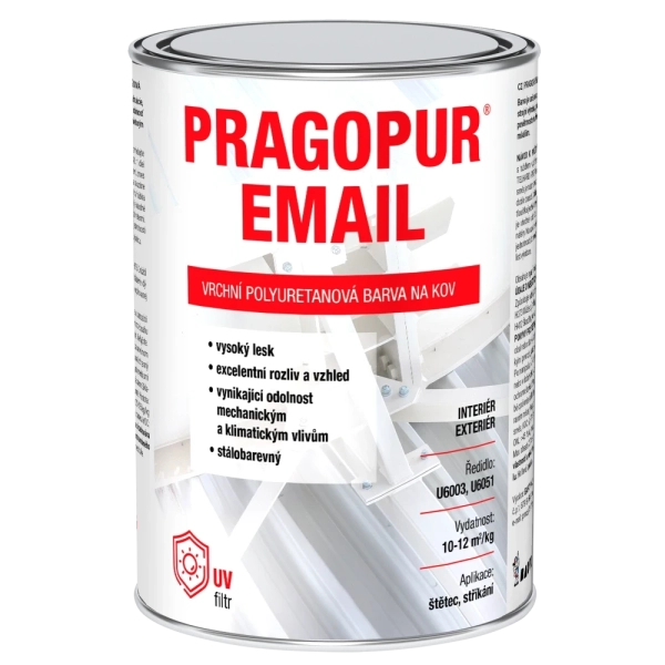 PRAGOPUR Email, vrchná polyuretánová farba
