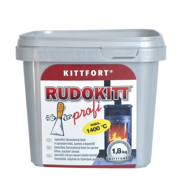 KITTFORT Rudokitt žiaruvzdorný tmel