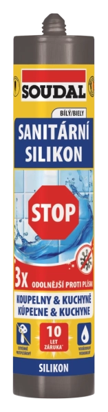 Soudal sanitárny silikón STOP