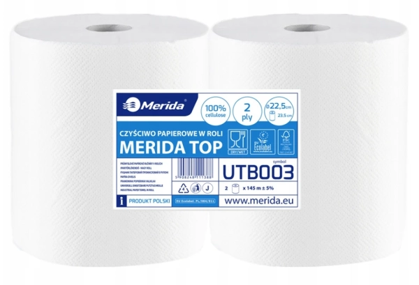 Papierová utierka Merida Top UTB003 2 x 145 m