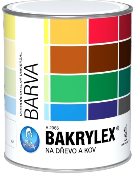 BAKRYLEX Univerzál V 2066 LESK farba na drevo a kov