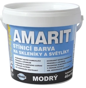 AMARIT modrý, tieniaca farba na skleníky a svetlíky