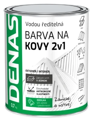 DENAS NA KOVY 2v1 antikorózna farba na kov 0,7kg