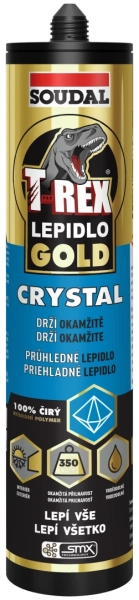 Soudal T-REX GOLD CRYSTAL vysokopevnostné lepidlo