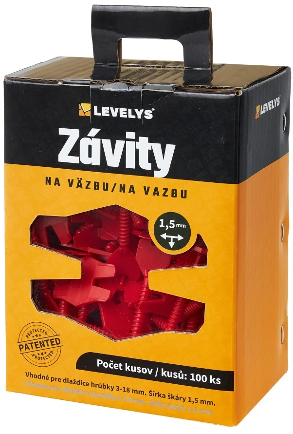 LEVELYS závity 1,5mm na väzbu 100ks