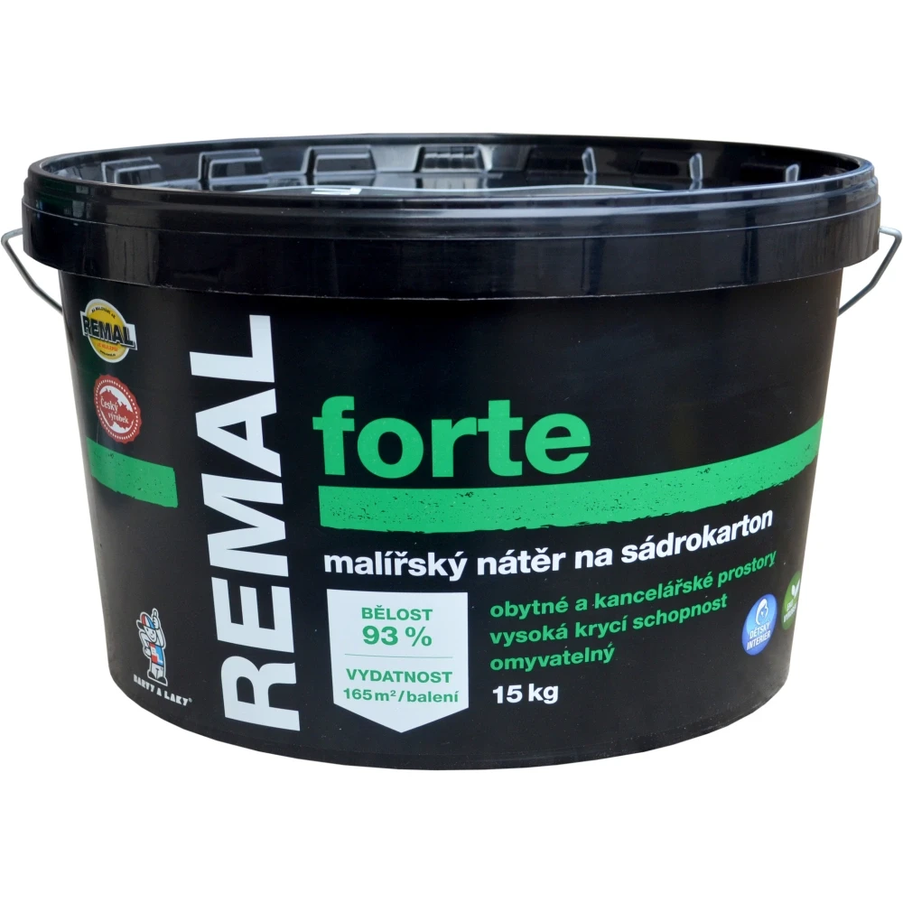 REMAL Forte, umývateľná farba na sadrokartón