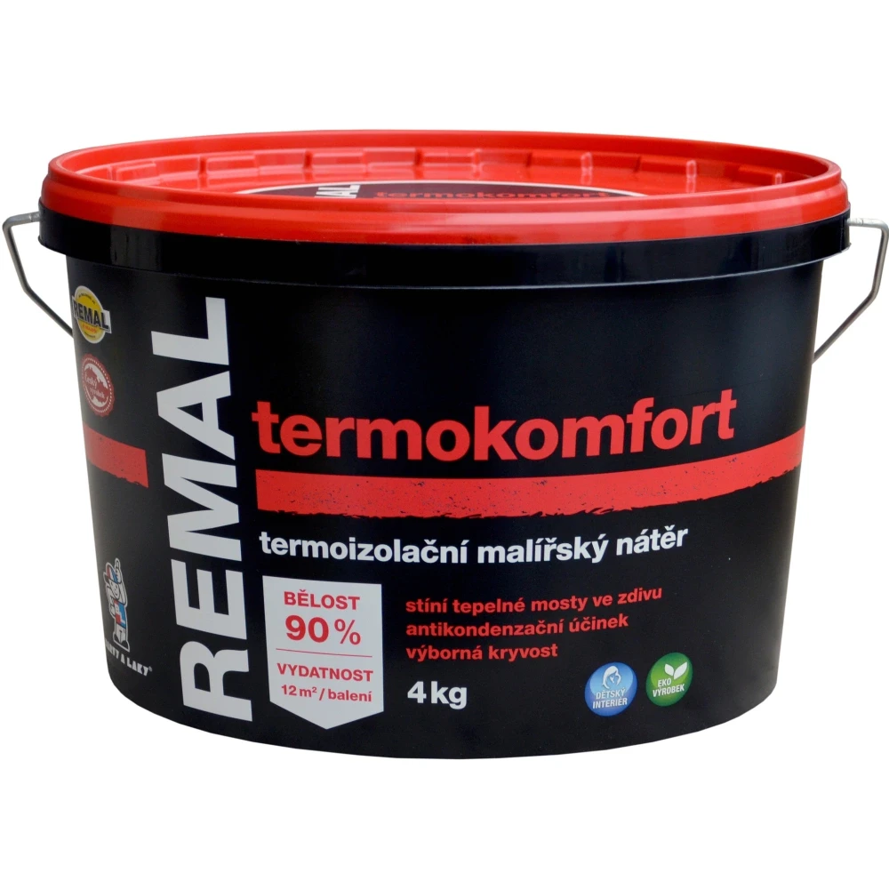 REMAL Termokomfort, termoizolačná maliarska farba